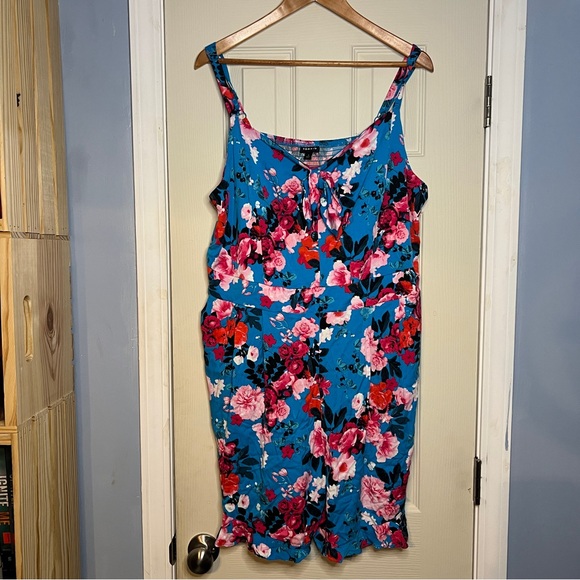 Torrid Floral Romper Jumpsuit Women Size 3X - Picture 1 of 4